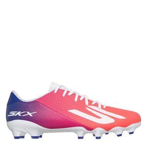 Skechers Mens SKX_2 Academy Firm Ground Football Boots / Blue/Pink